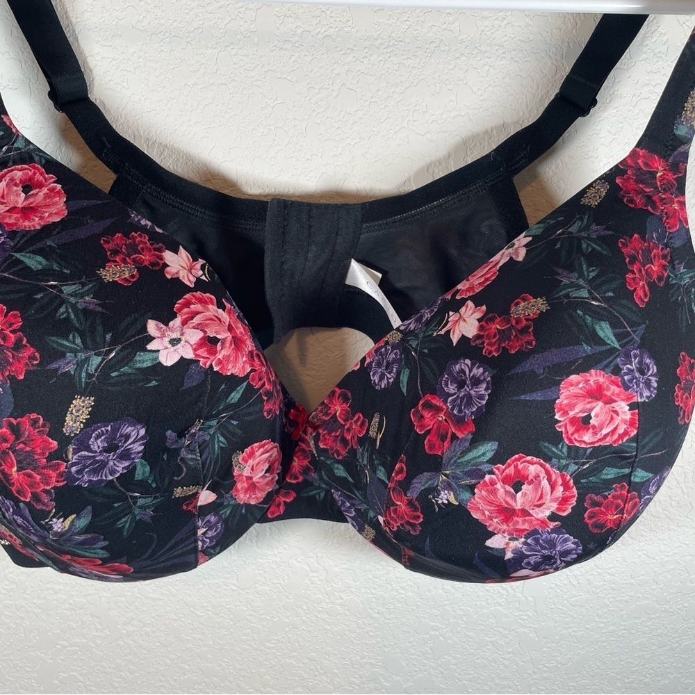 Cacique Floral Print Women's Bra - Picture 3 of 7